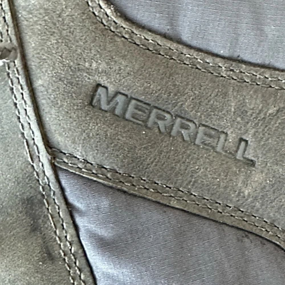 Merrell Women's Murren Tall Winter Snow Boots in Pewter Gray Sporty‎ Size 7.5